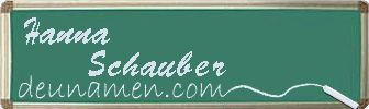 Hanna Schauber Visitenkarte